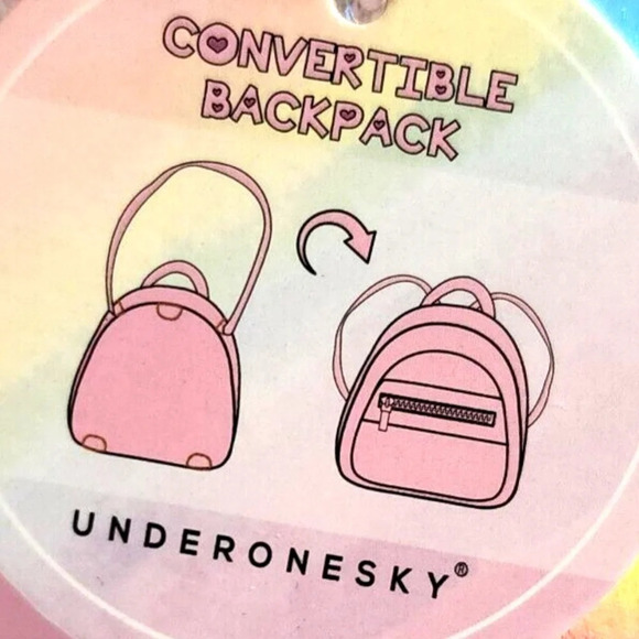 UNDER ONE SKY pink mini backpack - Picture 13 of 13